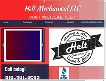 Tablet Screenshot of heltmechanical.com